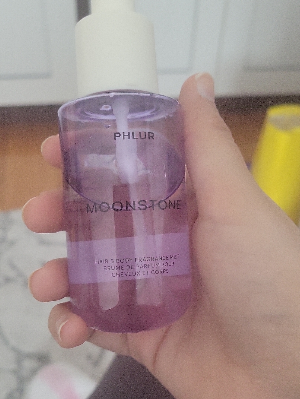 PHLUR Moonstone Hair & Body Fragrance Mist — Lavender Bottle
